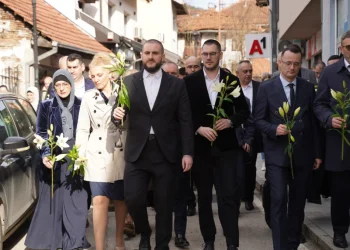 Foto: TANJUG/Ministarstvo bez portfelja/ Adaleta SejdovićHamzić i Filip Jocić