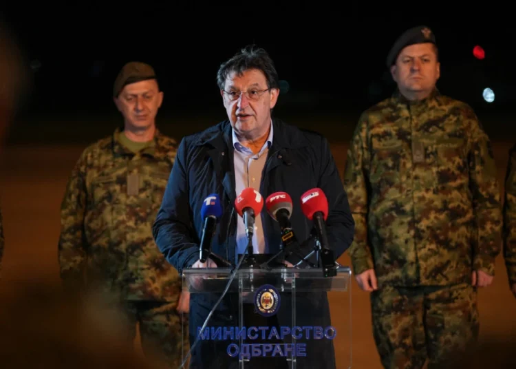 Foto: TANJUG/MINISTARSTVO ODBRANE NIKOLA MLADENOVIĆ